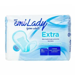 Жіночі урологічні прокладки Emi Lady Extra / Складені 4 краплі / 10 шт