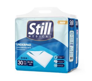 Пелюшки гігієнічні поглинаючі STILL Underpad New 60x90 см 30шт водонепроникні захисні для дітей новонароджених та дорослих