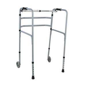 Ходунки з колісами складні регульовані для літніх людей і людей з інвалідністю для реабілітації ходулі для дорослих