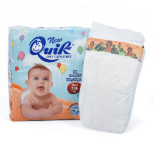 Дитячі підгузки Quik 4 L (7-18кг) 18 шт памперси для новонароджених одноразові