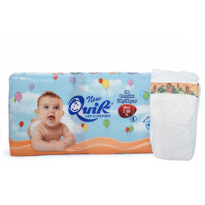 Дитячі підгузки Quik 4 L (7-18кг) 50 шт памперси для новонароджених одноразові