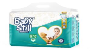 Дитячі підгузки Baby Still Jumbo Pack розмір 5 (11-18 кг) 44 шт памперси для новонароджених одноразові